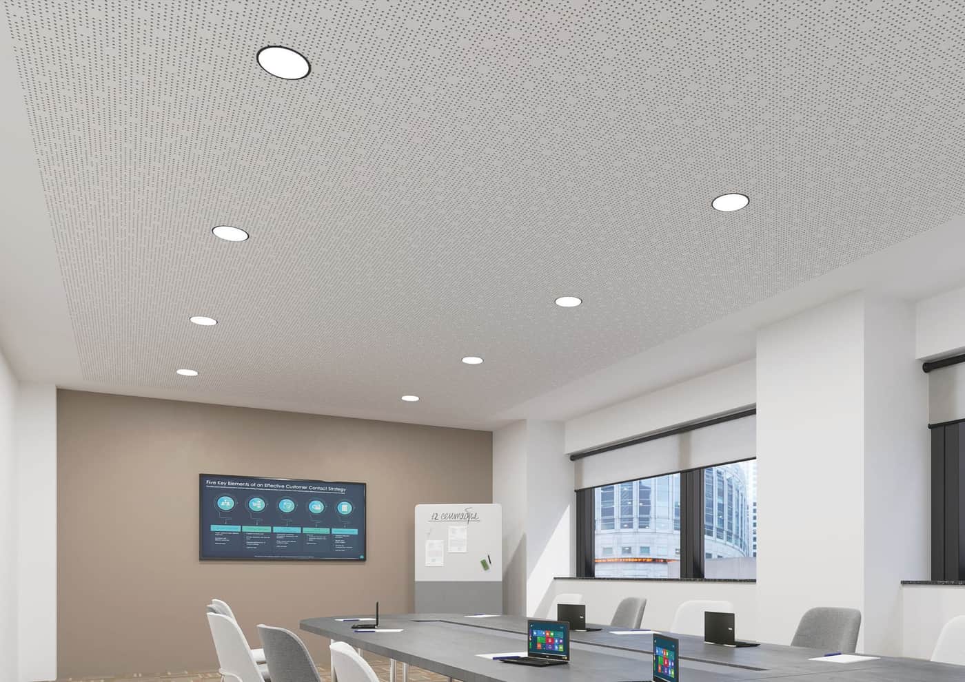 Trois motifs pour Rigitone Edge de Placo