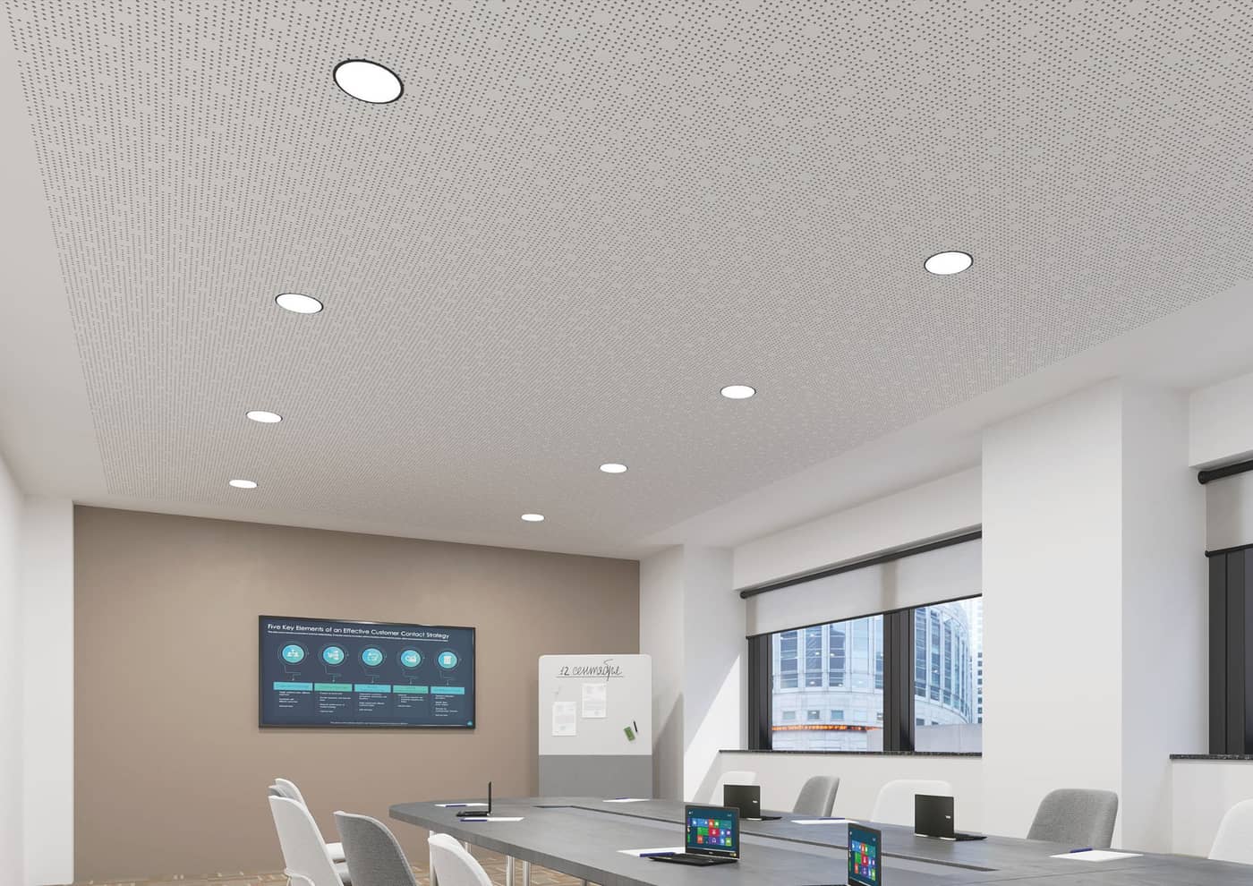 Trois motifs pour Rigitone Edge de Placo