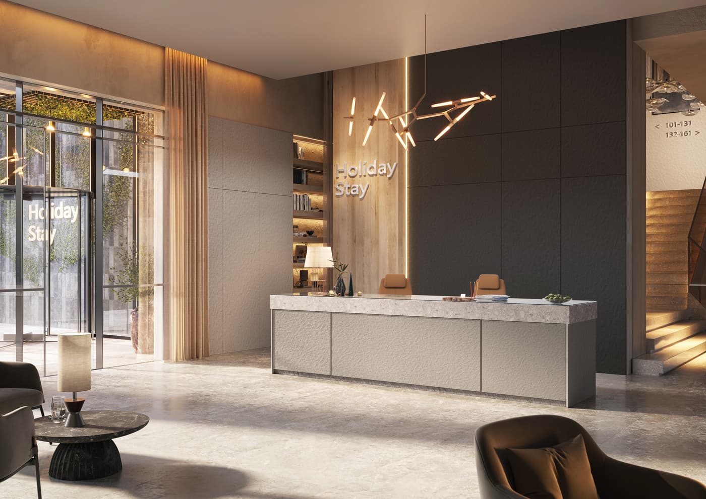 Desert Stone, une nouvelle texture pour les panneaux Rauvisio cube de Rehau